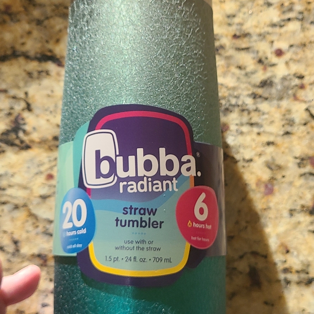 Bubba Radiant Straw Tumbler Blue Ombre Colour, 24 Oz. Have 4 Available NEW